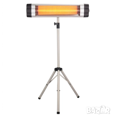 Печка , кварцова, 1500W, инфрачервена, стояща/стенна, снимка 2 - Друга електроника - 52053248