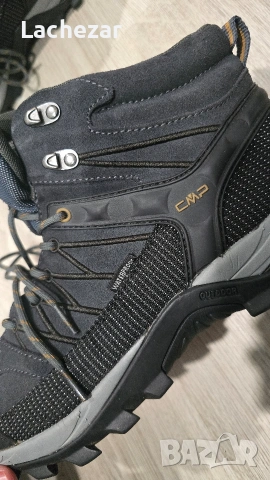 Мъжки водоустойчиви туристически обувки CMP Rigel Mid, сиви, 45 3Q12947-68UH-, снимка 8 - Мъжки боти - 53540956
