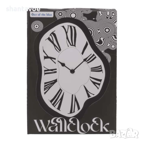 Стъклен, стенен разтапящ се часовник, снимка 2 - Стенни часовници - 51105939