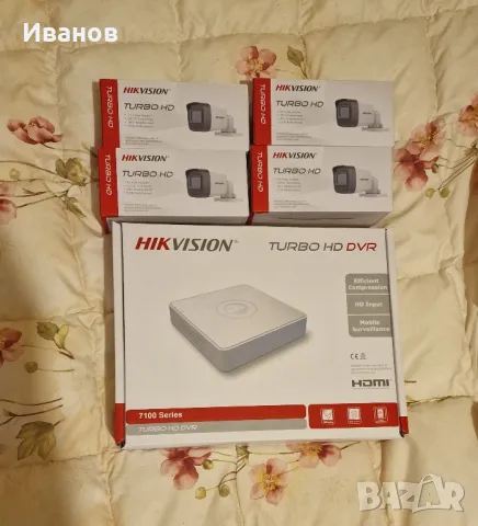 Комплект за видеонаблюдение HIKVISION , снимка 1 - Комплекти за видеонаблюдение - 48338068