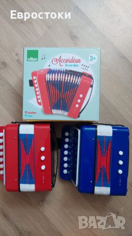 Vilac - Детски музикален инструмент - Акордеон Проектиран във Франция , снимка 4 - Акордеони - 46374533