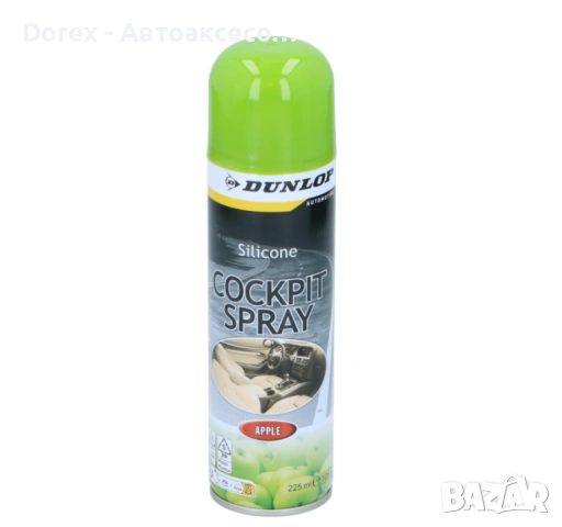 Спрей за почистване на интериор DUNLOP с аромат ябълка - 225 мл