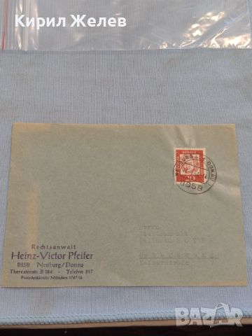 Стар пощенски плик с марки и печати Германия за КОЛЕКЦИЯ ДЕКОРАЦИЯ 45868, снимка 1 - Филателия - 46239168