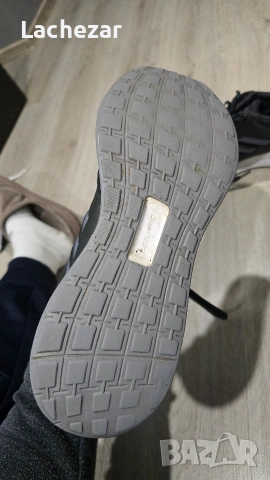 Мъжки маратонки за бягане Adidas Еq19 Run H02037черен номер 46.5, снимка 8 - Маратонки - 53065247