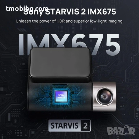 Видеорегистратор Xiaomi 70Mai Dash Cam 4K A510 + Rear Cam Set, снимка 5 - Комплекти за видеонаблюдение - 51449219