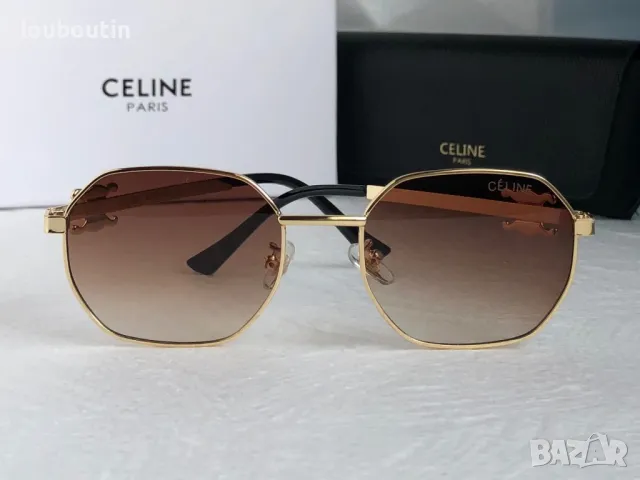 Celine 2024 дамски слънчеви очила осмоъгълни два цвята, снимка 13 - Слънчеви и диоптрични очила - 47931476