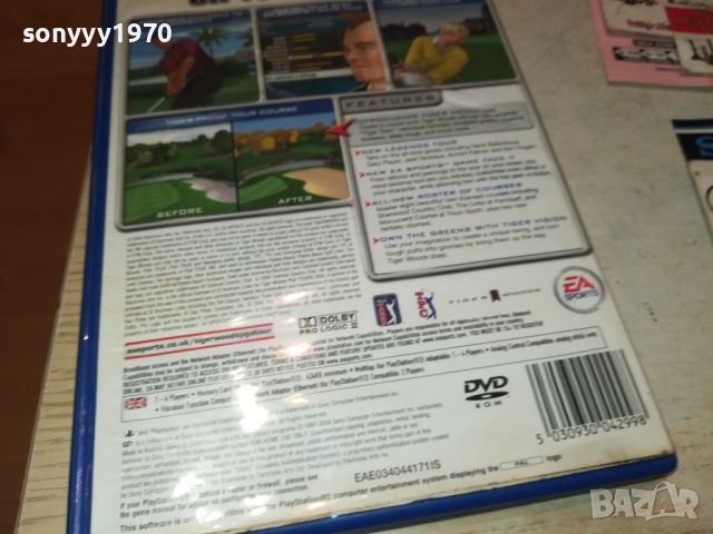 TIGER WOODS PGA TOUR 2005 PS2 GAME 1107241054, снимка 10 - Игри за PlayStation - 46545166