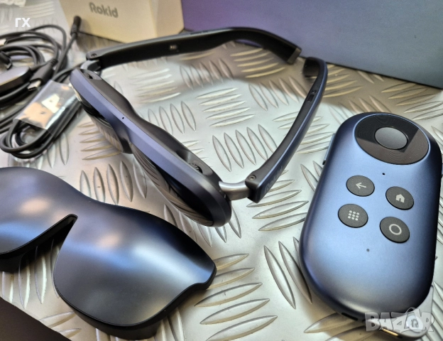 Rokid Max VR смарт очила Micro OLED 215” screen , снимка 4 - Стойки, 3D очила, аксесоари - 52172618