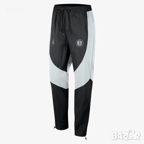 Оригинално долнище Jordan x Brooklyn Nets, Размер XL, снимка 1 - Спортни дрехи, екипи - 46420636