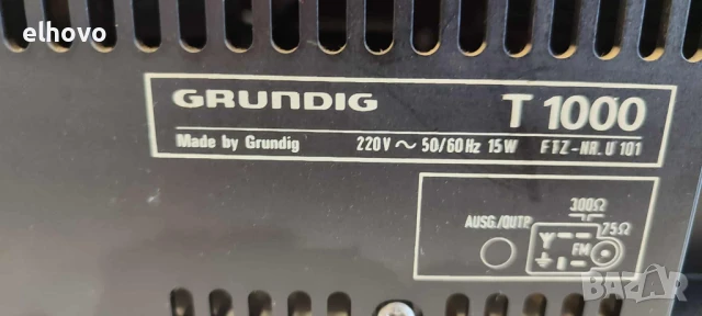 Стерео тунер Grundig T1000#1, снимка 4 - Ресийвъри, усилватели, смесителни пултове - 51339475