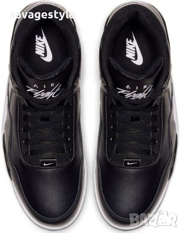 Мъжки кецове NIKE Flight Legacy Shoes Black/White, снимка 5 - Кецове - 45982014