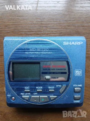 Мини диск SHARP     MiniDisk Recorder SHARP, снимка 1 - MP3 и MP4 плеъри - 47190503