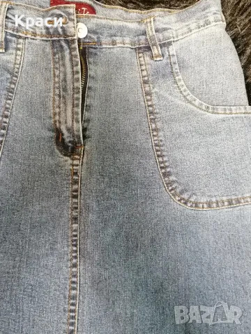 дънкова пола , снимка 2 - Поли - 49625486