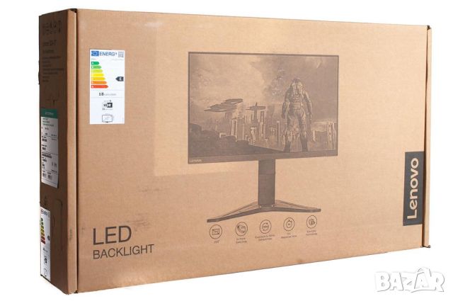 Lenovo G24-27 23.8" 1920x1080 FHD Gaming Monitor | Нов, снимка 6 - Монитори - 46272838