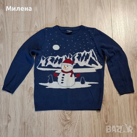 Коледен пуловер Waikiki 116/122 см., снимка 2 - Детски пуловери и жилетки - 43088684