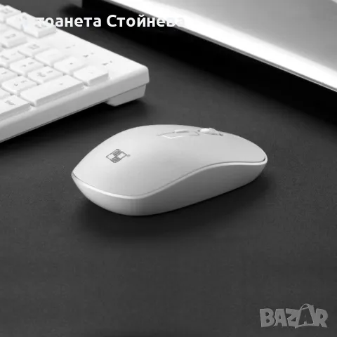 Бизнес безжични Wireless клавиатура и оптична мишка, съвместими с Windows KMT3, снимка 3 - Клавиатури и мишки - 47821143