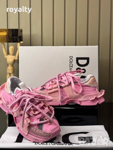 Dolce & Gabbana Нови Розови Дамски Маратонки , снимка 3 - Маратонки - 53996895