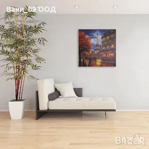 LED пано "Нощен Париж", снимка 3 - Картини - 50242136