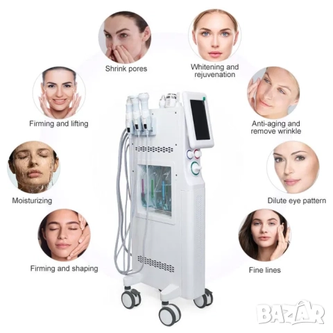 Професионален апарат за водно дермабразио 6 в 1 , Хидродермабразио , снимка 4 - Козметични уреди - 52062482