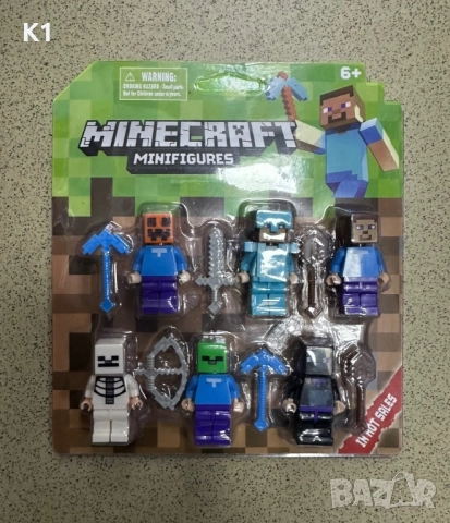 Фигурки Майнкрафт с оръжия Minecraft
