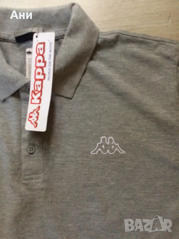 Мъжка тениска Kappa с яка XL размер.