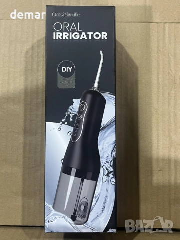 Безжичен зъбен душ, 5 дюзи и 4 режима, зъбен иригатор, 260 мл, лилав, снимка 2 - Други - 52521096