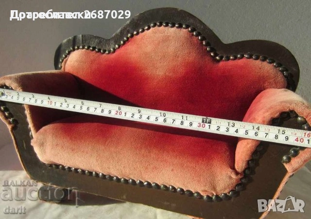 Пинокио - стара играчка и канапе, диван, седалка - малък, за игра или декорация, снимка 13 - Други - 29741515