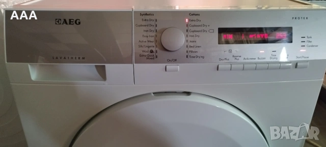 Сушилня AEG клас A++ 8кг внос от Германия, снимка 5 - Сушилни - 54097559