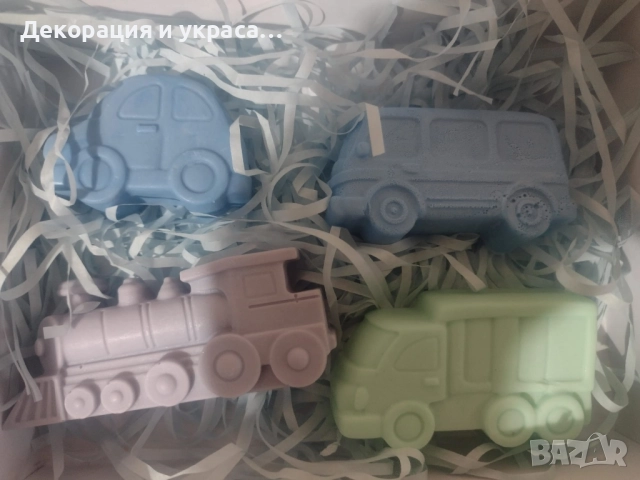 Сет от  четири забавни  детски сапунчета