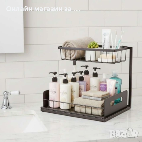 Органайзер за баня и кухня Cheffinger – идеално решение за ред и пространство, снимка 3 - Други стоки за дома - 53185093