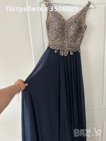 Продавам дамска дълга рокля, снимка 4 - Сватбени рокли - 50744743