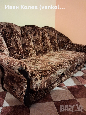 Холна гарнитура , снимка 3 - Дивани и мека мебел - 53808841