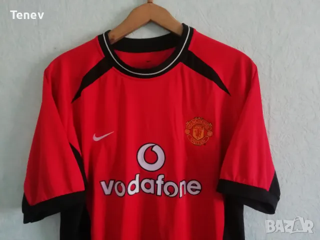 Manchester United Nike 2002/2003/2004 XL оригинална тениска фланелка Манчестър Юнайтед, снимка 4 - Тениски - 49945998