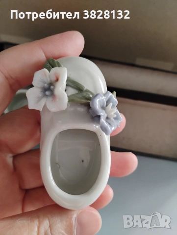 порцеланови винтидж пантофки, снимка 3 - Антикварни и старинни предмети - 53806761