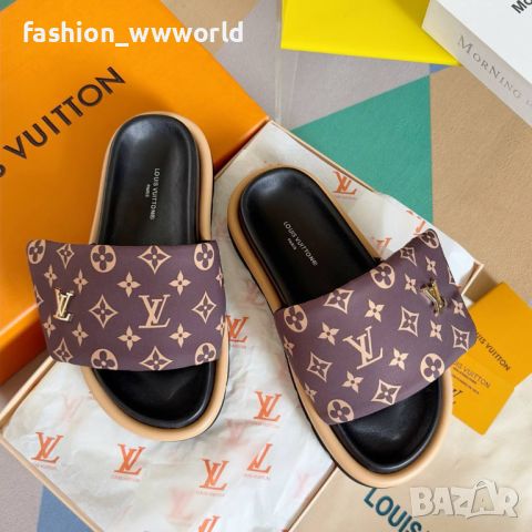 дамски Чехли LOUIS VUITTON-реплика, снимка 12 - Чехли - 45388966