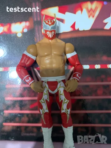 Екшън фигура WWE Sin Cara Син Кара Basic Series Red Lucha играчка, снимка 5 - Други - 48360761