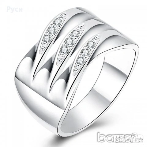 Пръстени сребърно покритие-РАЗЛИЧНИ МОДЕЛИ, снимка 6 - Пръстени - 19125531