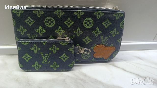 нов комплект мини чанта и портмоне Louis Vuitton , снимка 6 - Чанти - 51632326