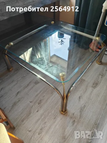 продавам стъклена маса , снимка 2 - Маси - 49854178
