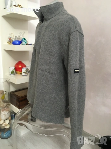 ICEBERG Jeans мъжка блуза вълна XXL, снимка 3 - Ризи - 53373361