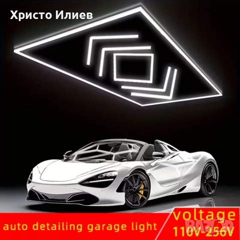 Осветление за гараж голяма LED Лед лампа за магазин фризьорски салон студио барбершоп, снимка 2 - Лед осветление - 52628178