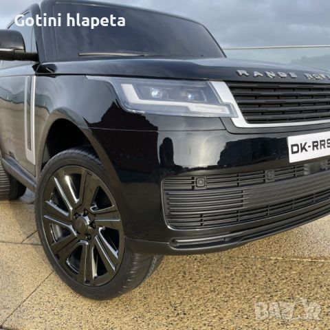 Двуместен джип Лицензиран Range Rover 24V батерия, C MP4, с меки гуми, снимка 7 - Детски велосипеди, триколки и коли - 46663524