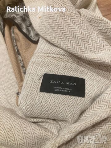 Мъжко сако Zara, снимка 3 - Сака - 45949031