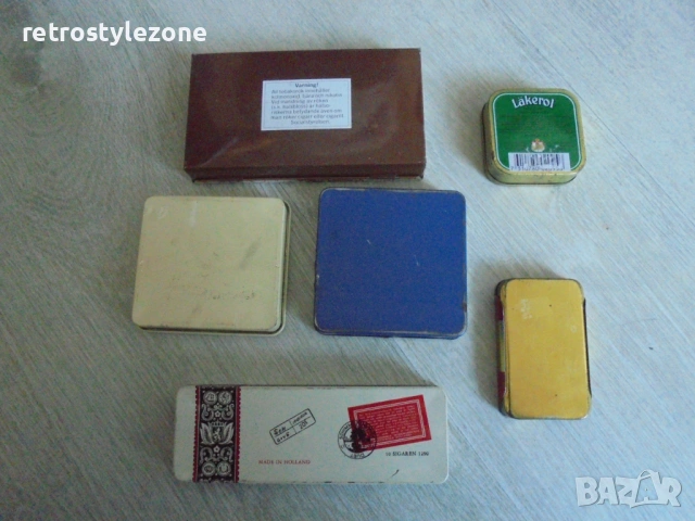 № 8450 Стари ламаринени кутийки – колекционерски / винтидж  , снимка 7 - Други ценни предмети - 53136488