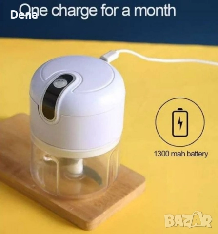 Мини чопър за чесън и подправки , снимка 3 - Аксесоари за кухня - 52357598