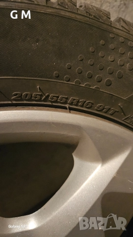 Джанти със зимни гуми Kumho 205 55 16, снимка 5 - Гуми и джанти - 52898286