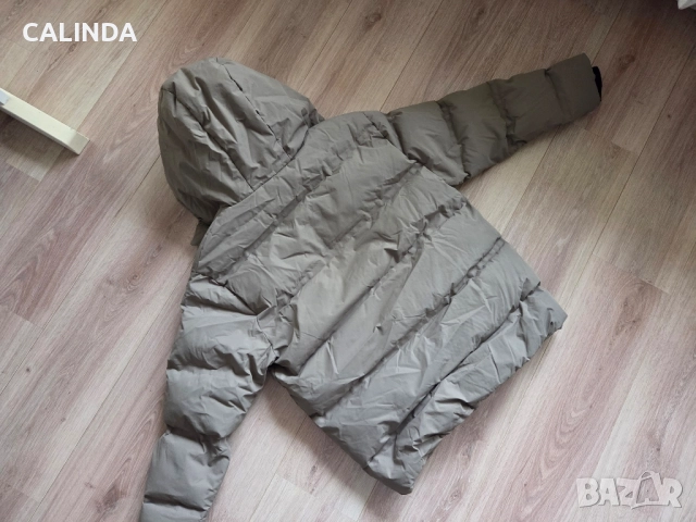 Юношеско детско пухено зимно яке Zara 13-14 години естествен пух, снимка 3 - Якета - 52527426