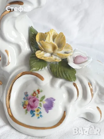 Комплект порцеланови свещници, снимка 3 - Антикварни и старинни предмети - 50173781