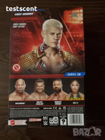 Екшън фигура WWE Cody Rhodes Коуди Роудс Mattel Basic Series играчка American Nightmare 136, снимка 8 - Колекции - 49238543