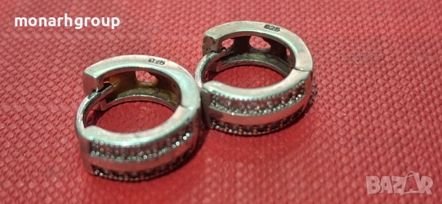 Сребърни обеци